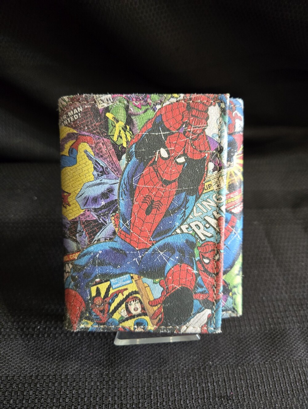 Spider-Man/Marvel Themed Tri-Fold Leather Wallet
